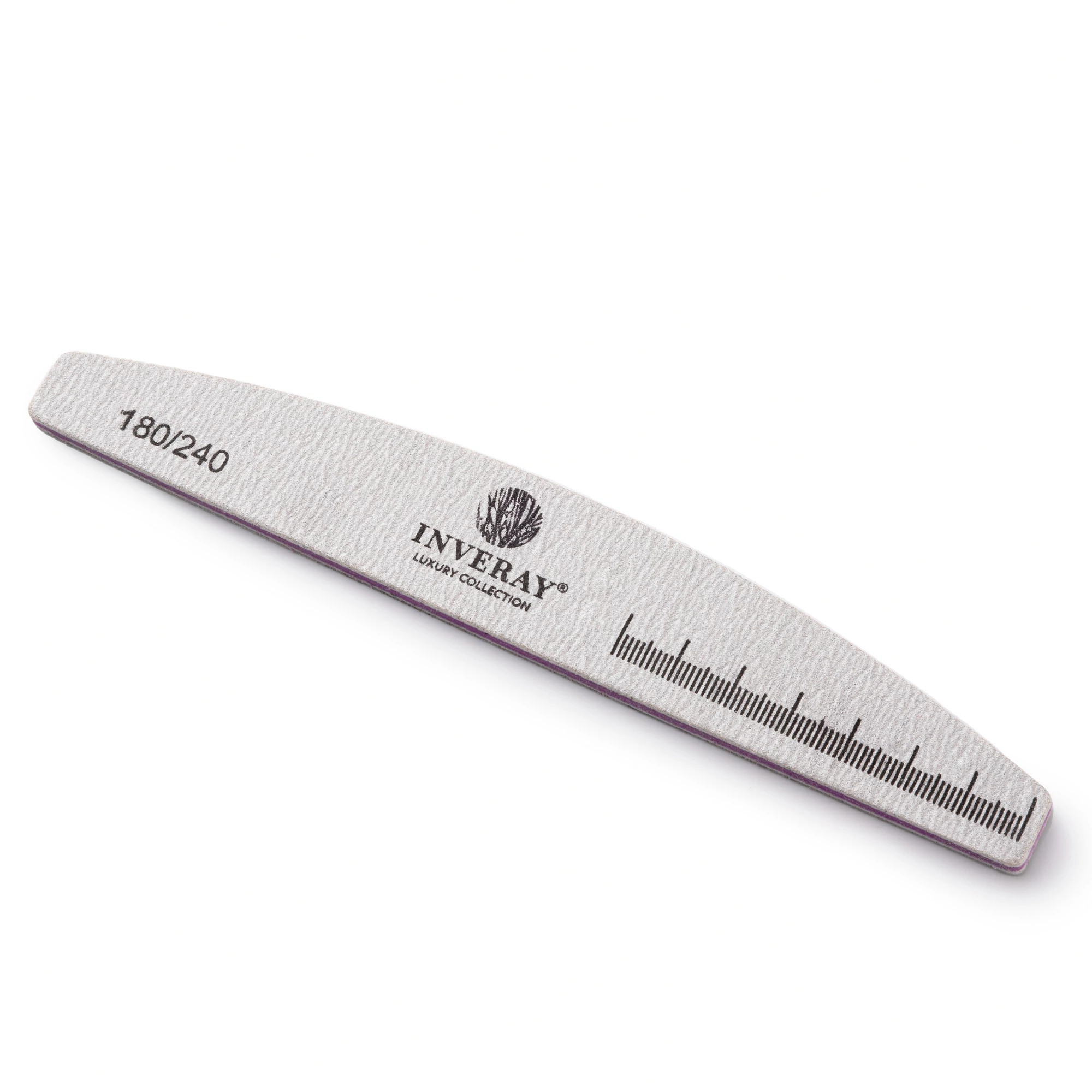 Inveray Nail File 180/240 FÉLHOLD alakú körömreszelő