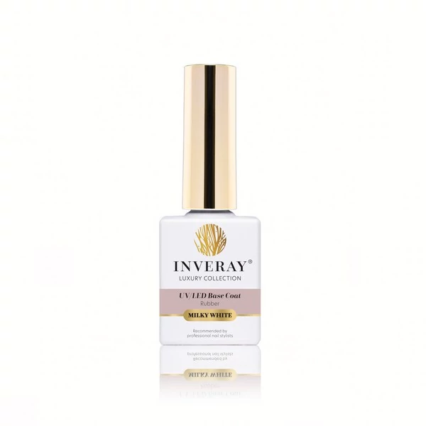Inveray Rubber Base Coat alaplakk Milky White 