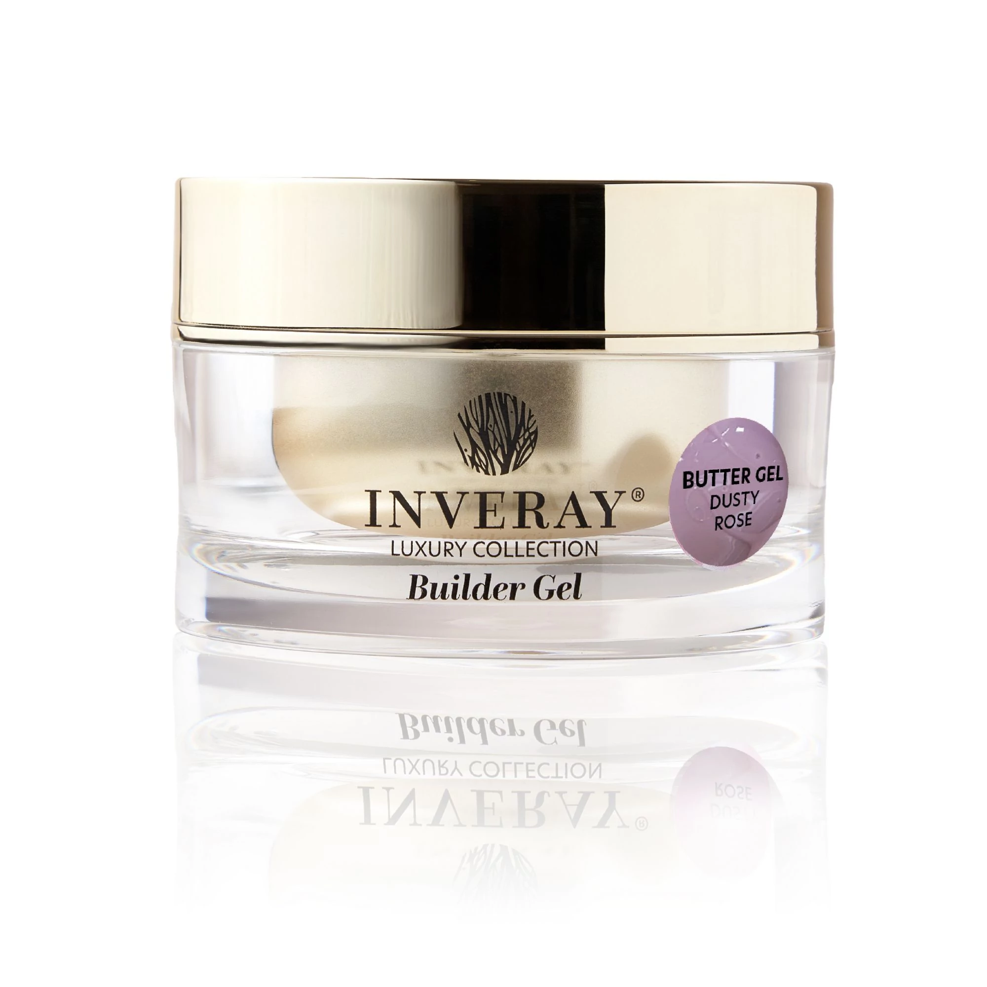 Inveray Butter Builder Gel építőzselé Dusty Rose 15ml